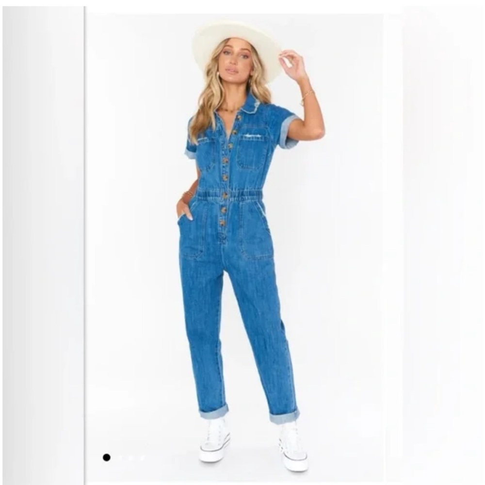 Show Me Your MuMu Denim Jumpsuit - Never Worn